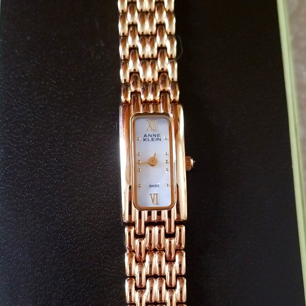 Anne Klein Gold tone Wristwatch.